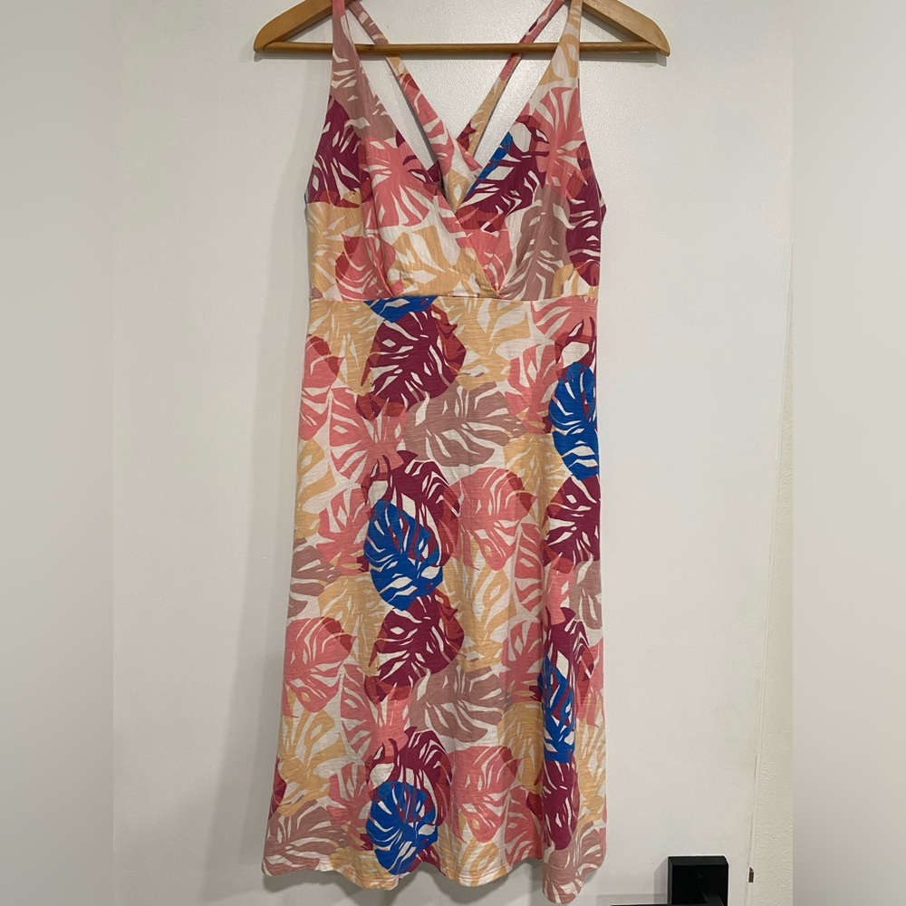 Patagonia Tropical Print Pink & Blue Sundress